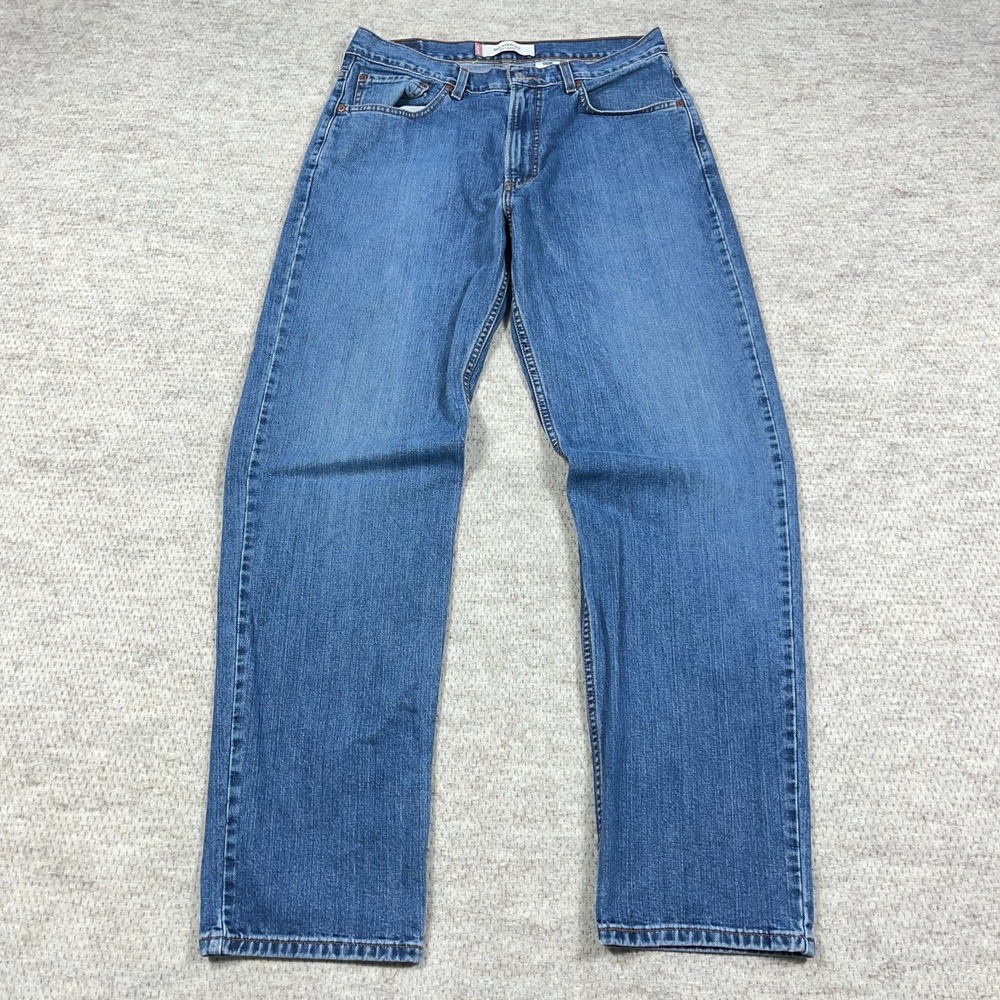 Vintage Levis 550 Jeans Men 32x33 Relaxed Fit Straight Leg Med Wash Y2K 2000s